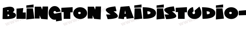 Blington saidistudio字体转换
